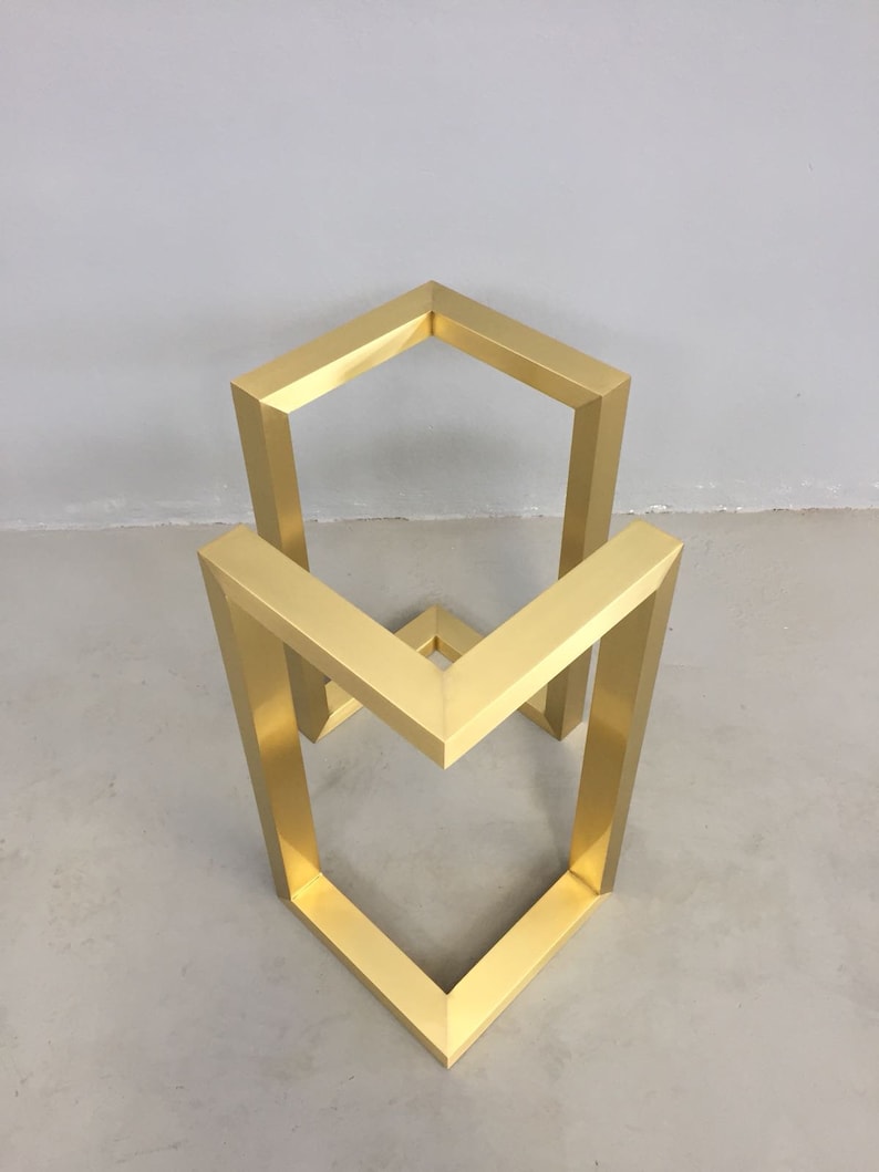 Brass Metal Table Legs Gold Dining Table Legs Modern Table Etsy