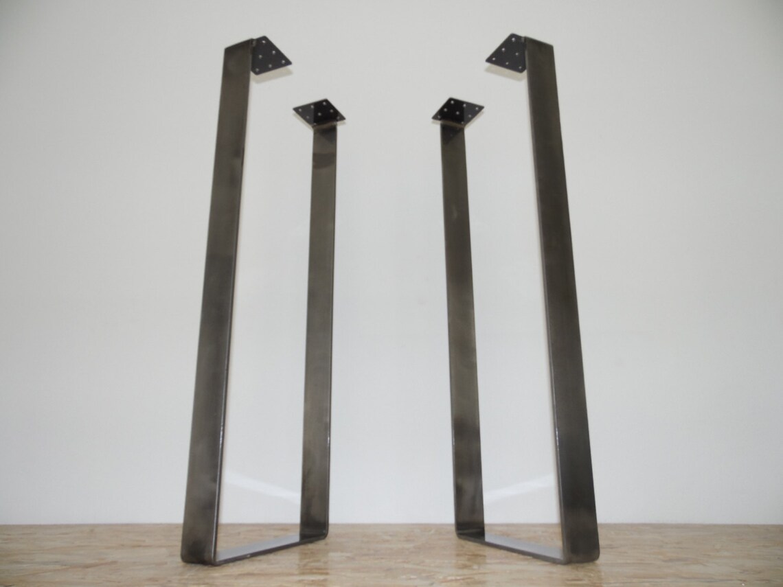 Counter High Custom Metal Table Legs 40x14 Bar Etsy