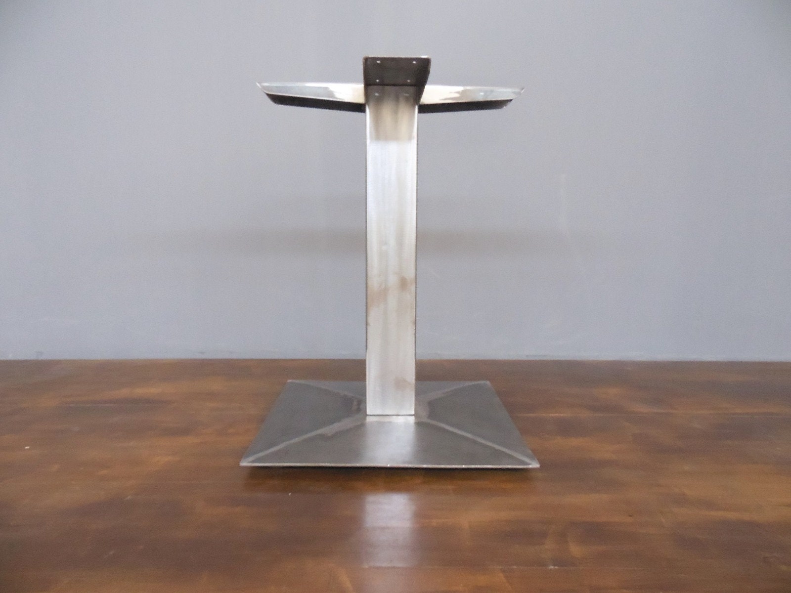 Table Pedestal 28 Square Post Table Base Height 25 to | Etsy