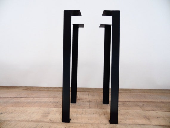 Metal Table Legs 28 Angle Steel Table Legs Height 26 30 Set4