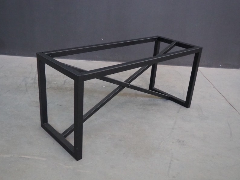 Metal Rustic Dining Table Base 28h X 24w X - Etsy