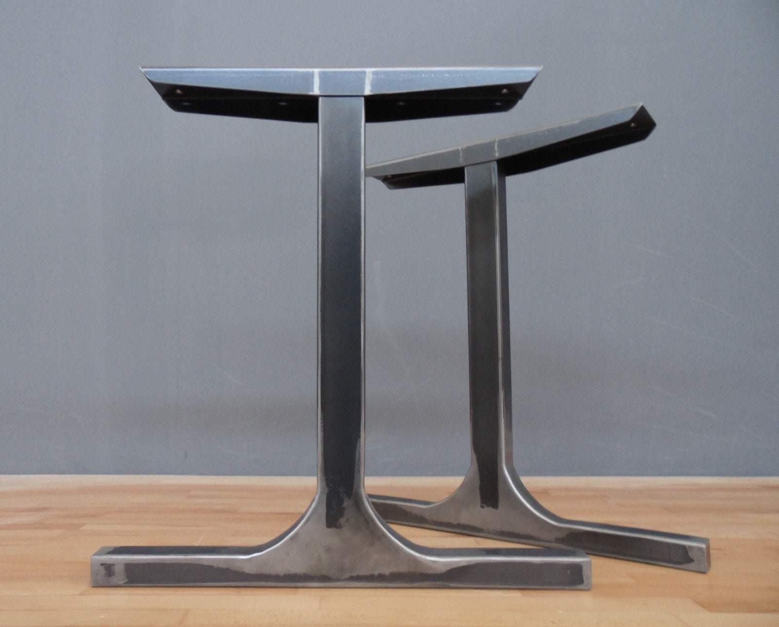 Metal Table Legs 28 Single Bar Table Legsheight Etsy Canada