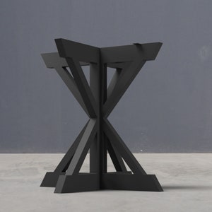 Farmhouse Dining Round Table Base | 28"H x 28" Round KABIL Table Base