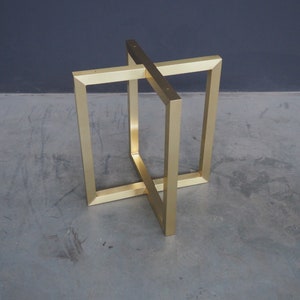 Pedestal Brass Table Base Brass Dining Table Legs 28 H x 28 R Round Table Base Height 25 30 image 7