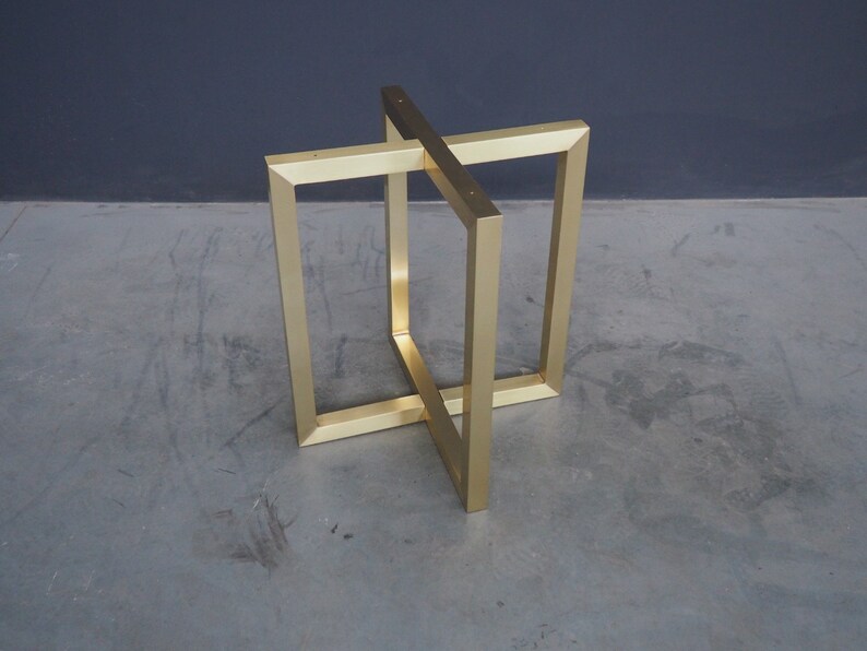 Pedestal Brass Table Base Brass Dining Table Legs 28 H x 28 R Round Table Base Height 25 30 image 7