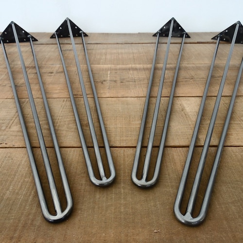 Bar Height Table Legs 40 3rod Hairpin Table Legs Etsy