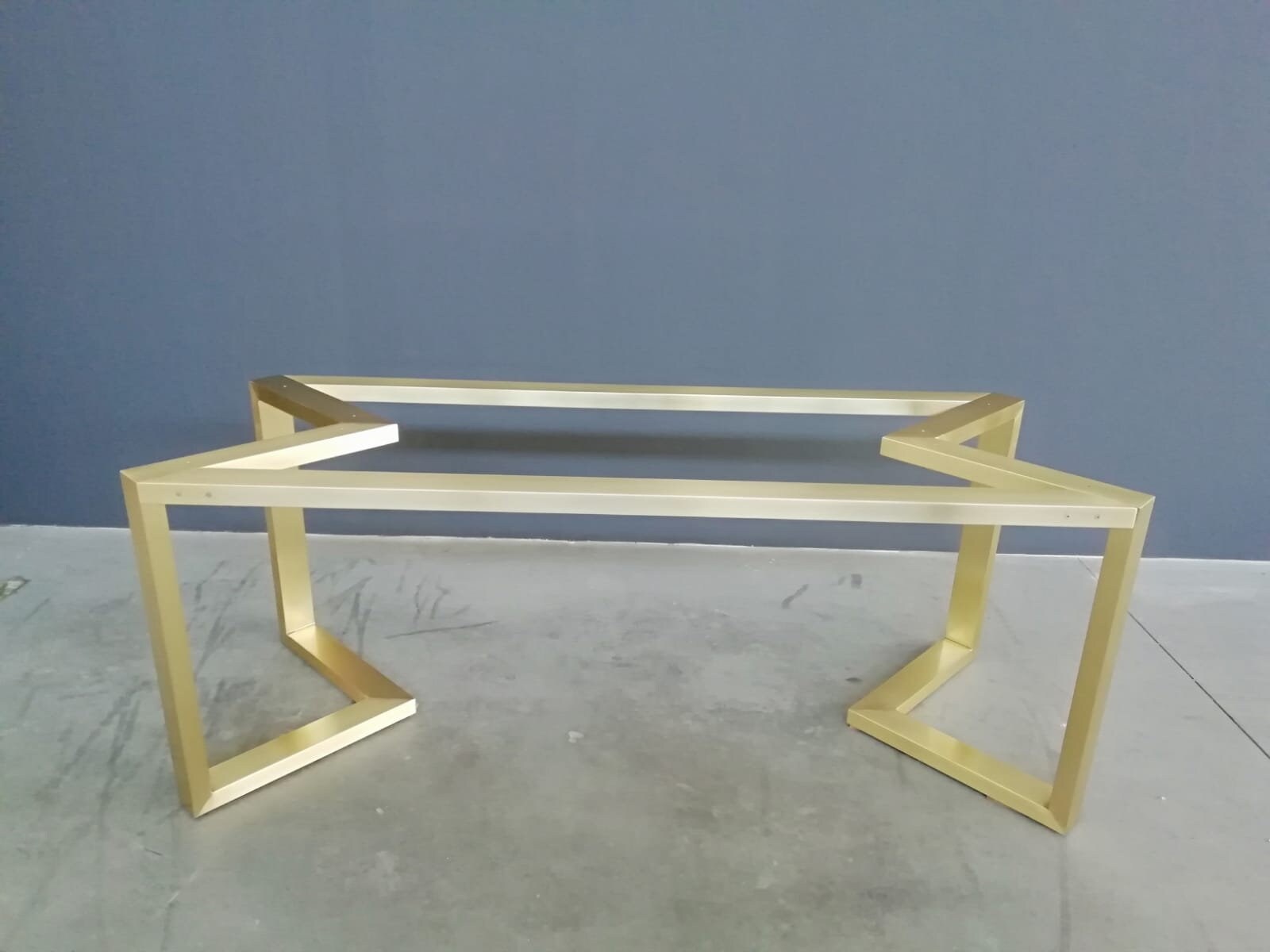 Metal Table Base 28 H X 28 W X 72 L Bracket Dining Etsy