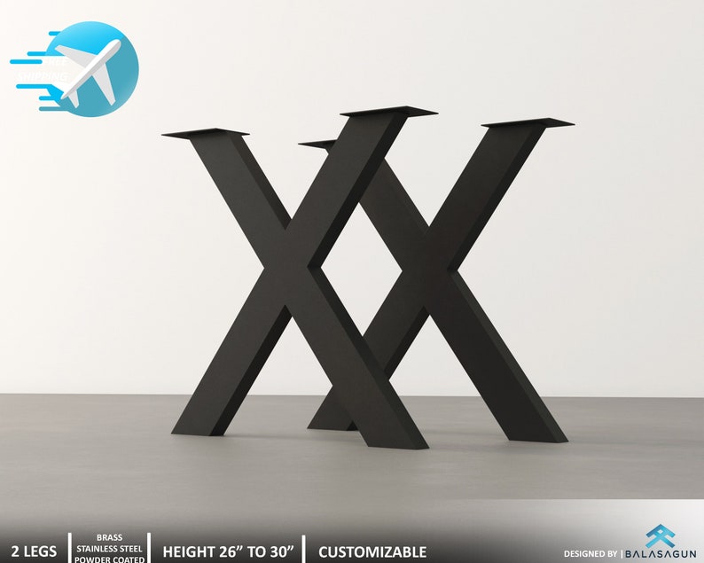 Metal Dining Table Legs Desk Legs Metal Steel Table Legs Etsy