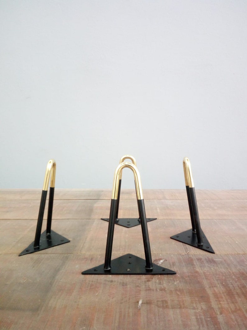 Multi Metal Hairpin Coffee Table Legs 10 Hairpin Table Legs Etsy