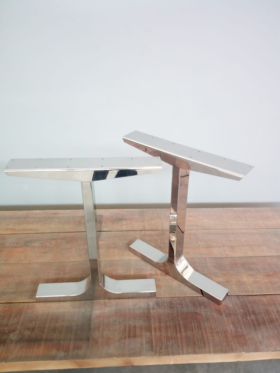 Modern Stainless Steel Dining Table Legs 28 H X Singapore Modern Stainless Steel Dining Table, Stainless Steel End Table Legs