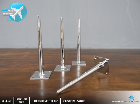 Metal Coffee Table Legs 16 Bitlis Tapered Turned Denmark Metal Coffee Table Legs 16 Bitlis, Tapered Steel Coffee Table Legs