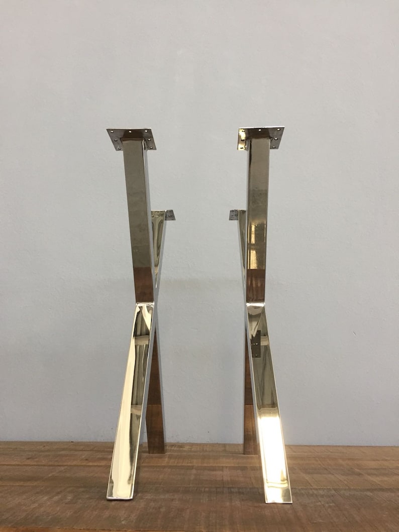 Metal Dining Table Legs Modern Table Legs for Desk 28 X 24 Etsy