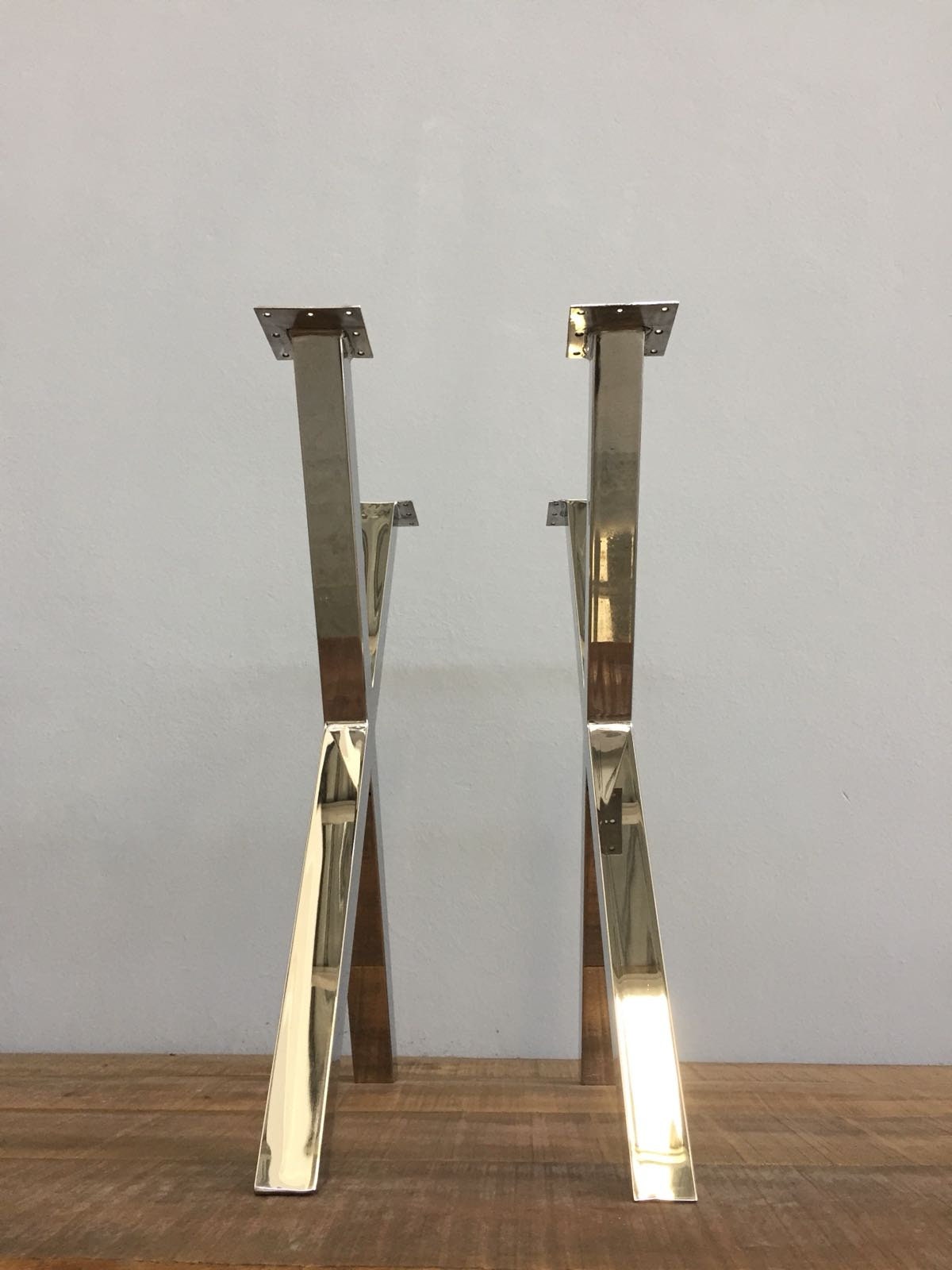 Modern Stainless Steel 28 X Frame Dining Table Legs Base Etsy Australia