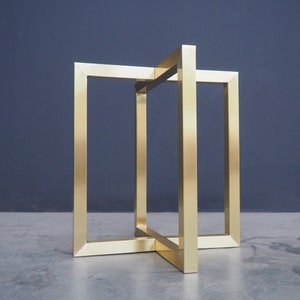 Brass Dining Table Base – 28” Height x 35” Diameter | Round Pedestal Table Legs | Made to Order