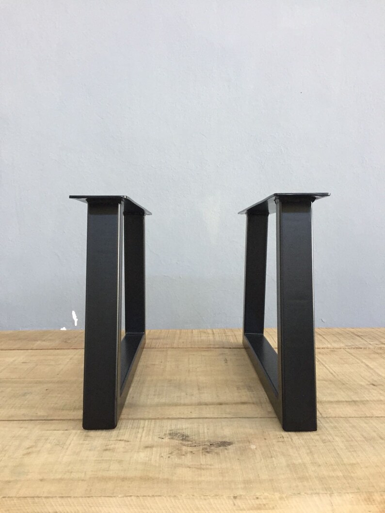 Metal Coffee Table Legs 16 Trapezoidin Table Legsbase Etsy