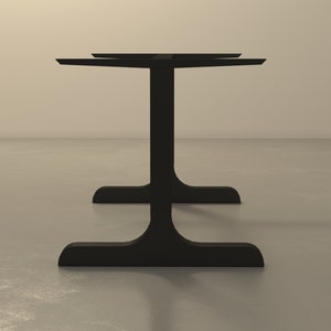 28"H X 28”W x 72" L BESIK Single Bar YAREN Table Base  ,  Height 26" - 30” | Design by Balasagun