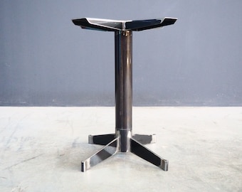 Metal Dining Table PEDESTAL | CUSTOMIZABLE Iron Table Legs | 28" ORD - 22” Round Table Base