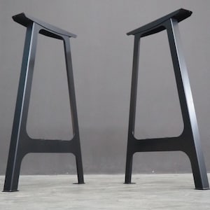 Industrial Bar Table Legs , 40&quot; A-frame Table Legs, Height 36&quot; - 40&quot; Set(2)