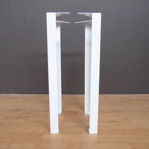 Metal Table Legs , 28&quot; Angle Steel Table Legs, Height 26&quot; - 30&quot; Set(4)