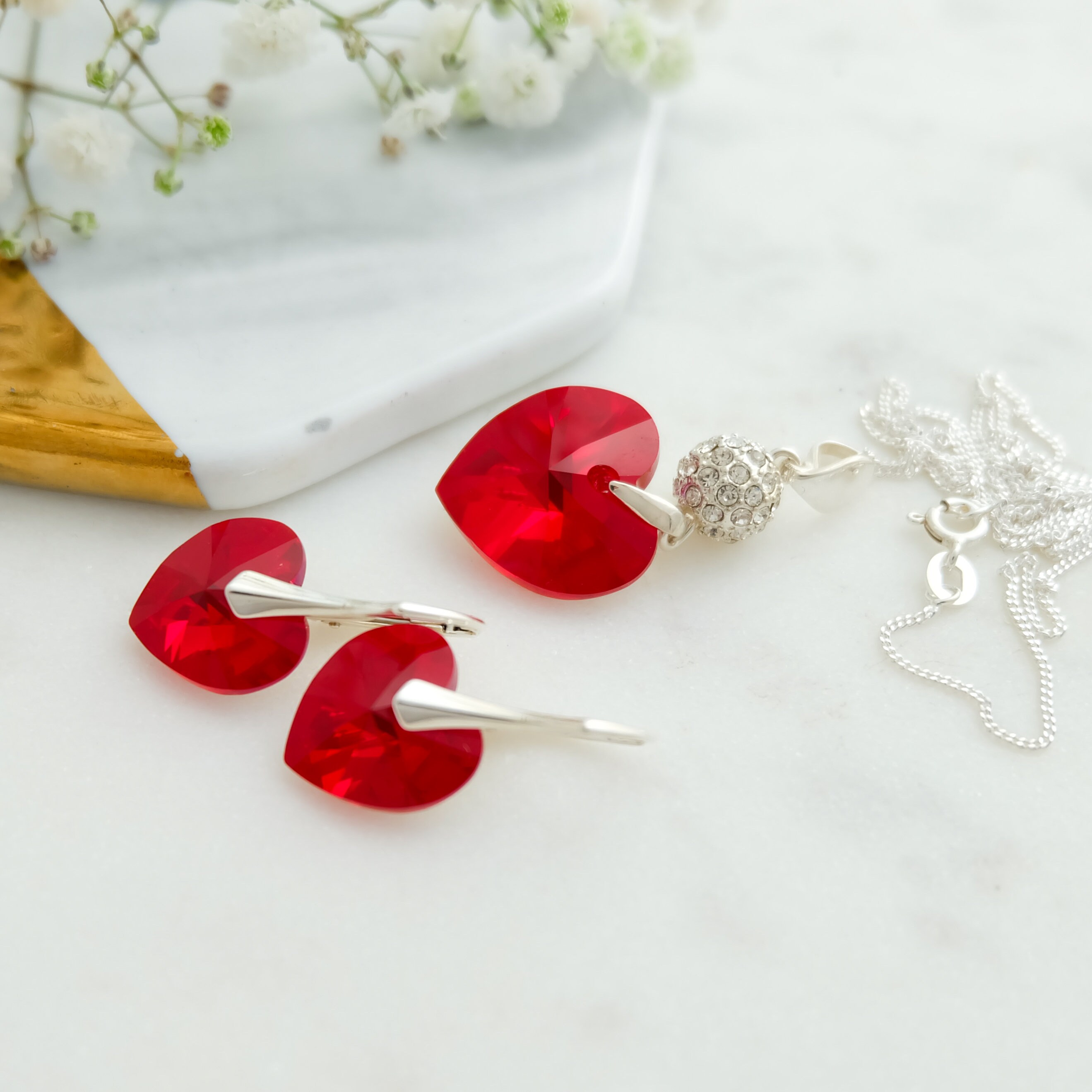 Parure di bigiotteria a cuore | Acquisti Online su