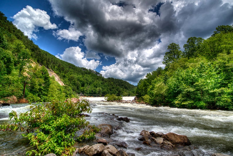 Ocoee River Photo in Polk County TN Etsy