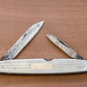 Pocket Knife, vintage silver tone