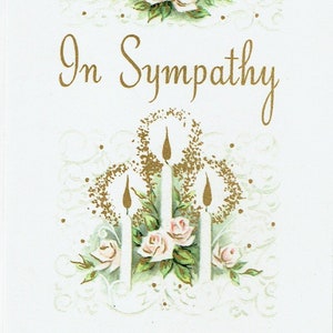 1970 's Vintage sympathie «en sympathie» carte
