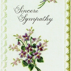 1970 's Vintage sympathie "oprechte sympathie" kaart