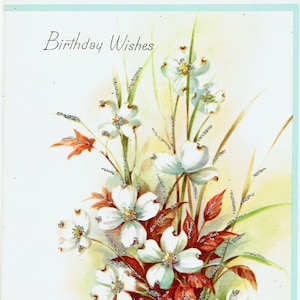 des années 1950 vintage anniversaire carte « Vraiment bel assortiment »