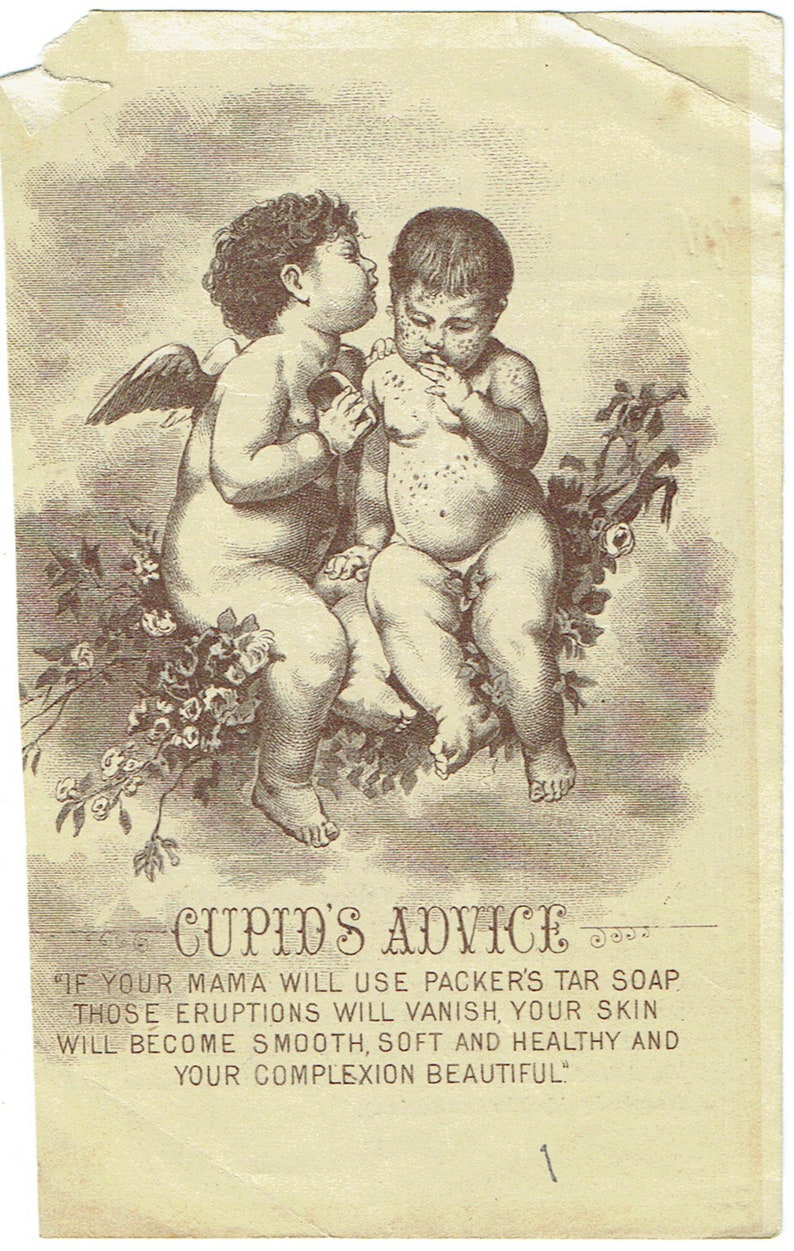 Lot of 6 1800's Trade Cards Packer's Tar Soap Etsy