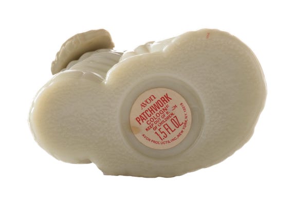 Cocker Spaniel Avon Patchwork Perfume Bottle - image 8