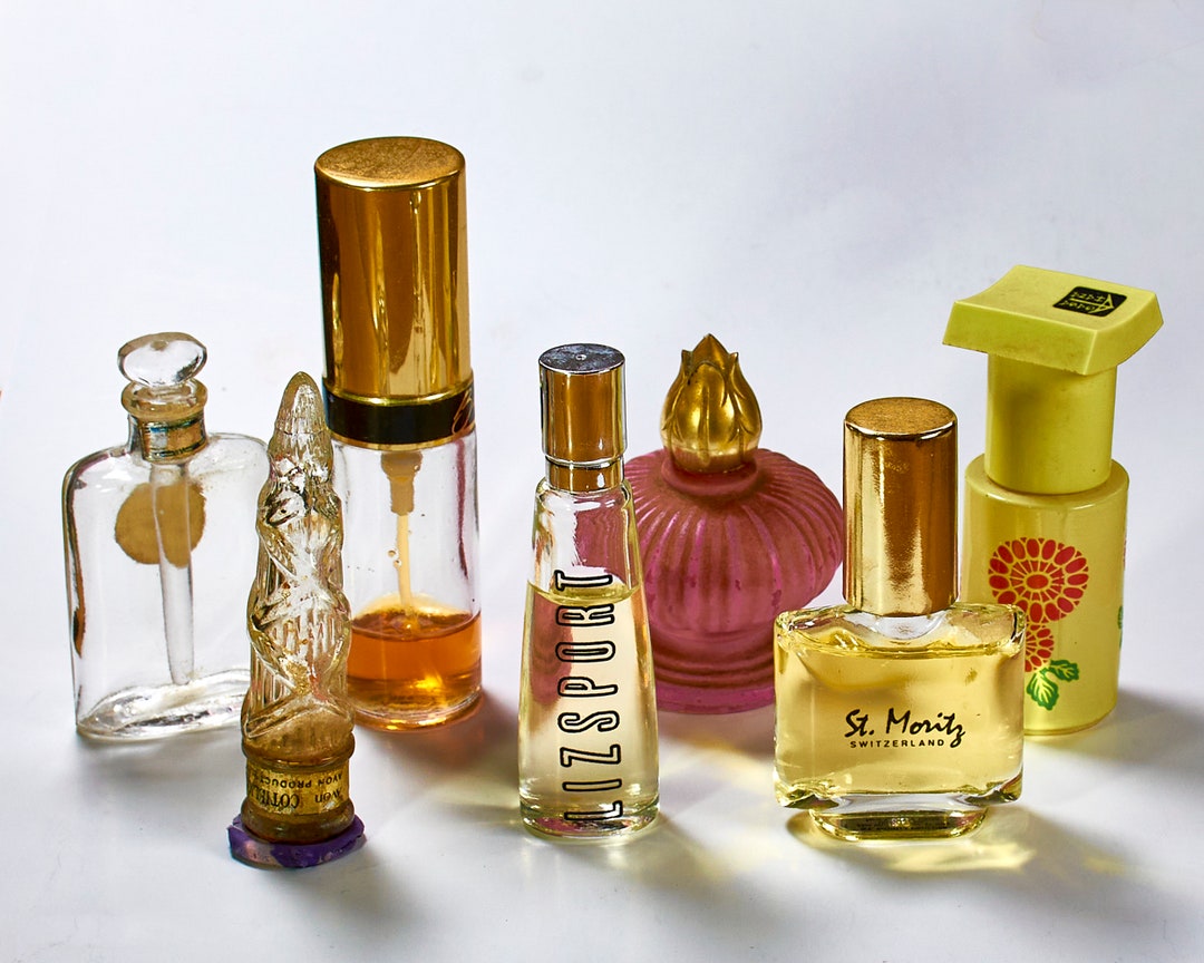 未使用品　AVON Wishing パフュームオイル ミニボトル Vintage Lot of Seven Miniature Perfume Bottles – Avon, St. Moritz