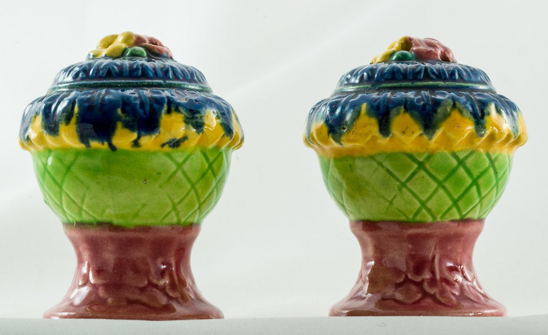 Salt and Pepper Shaker, Clay, 1950s Japan - Etsy