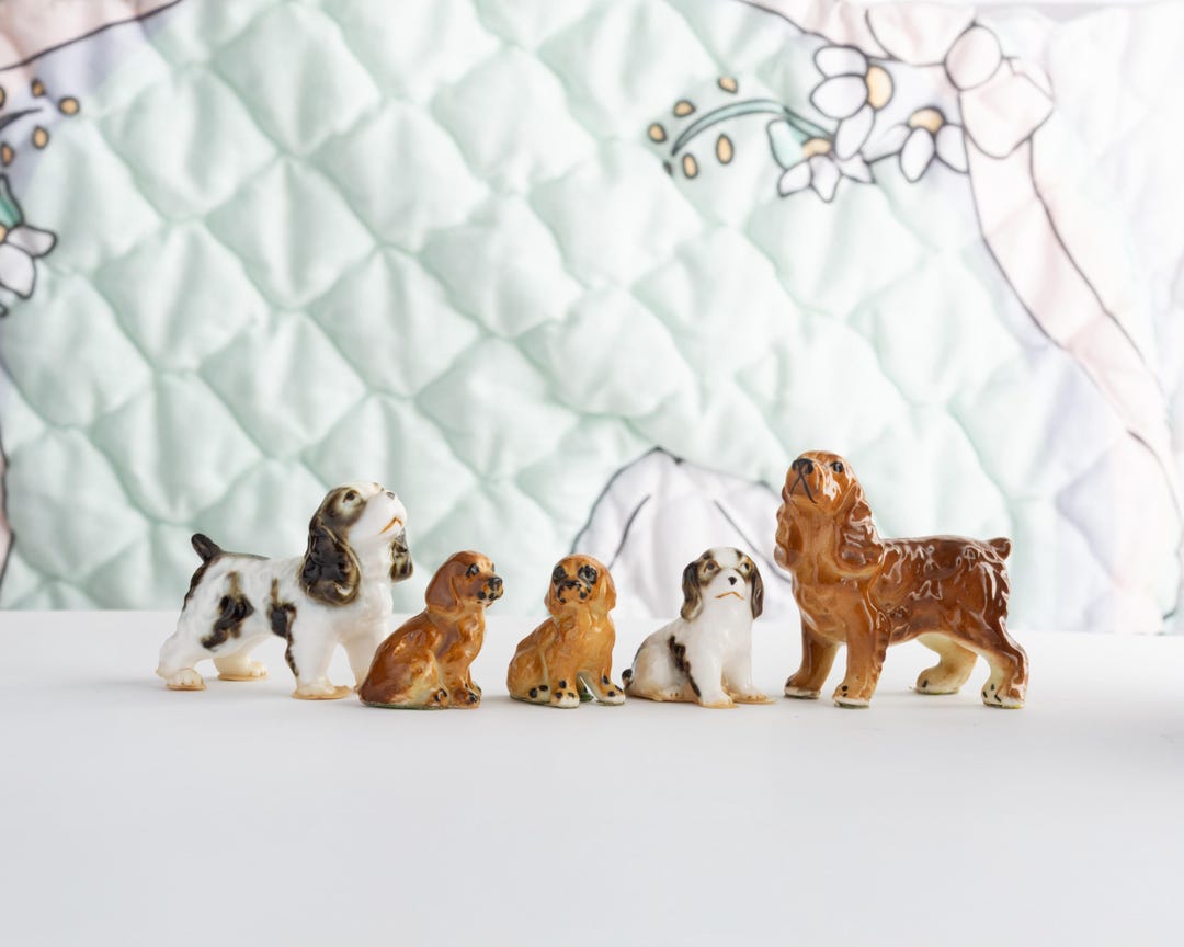 アメリカンコッカーさスパニエル ぬいぐるみセット（大・小） コッカー