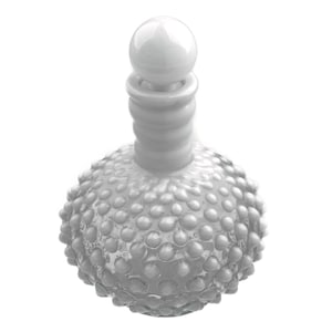 Dekanter do perfum Fenton Aqua Opalescent Hobnail Cologne