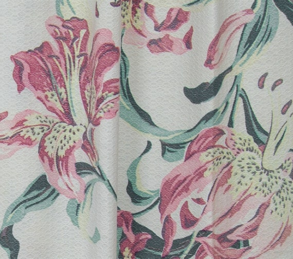 Vintage Barkcloth Drapes Etsy