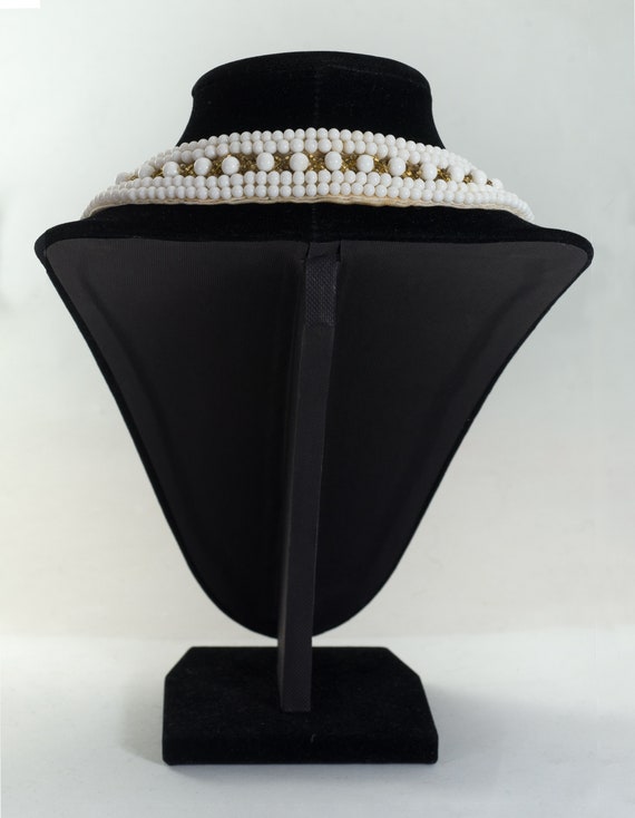 Vintage Sally Gee Beaded Collar - image 2