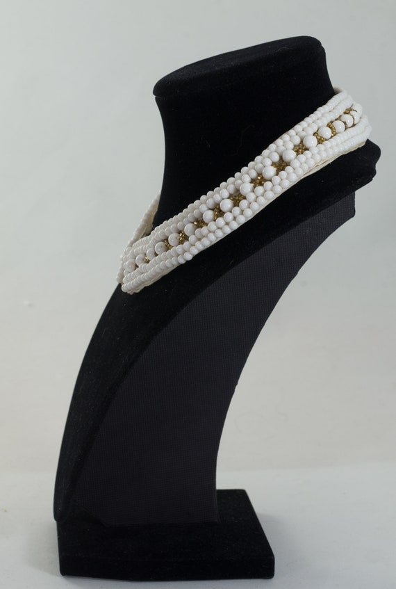 Vintage Sally Gee Beaded Collar - image 4