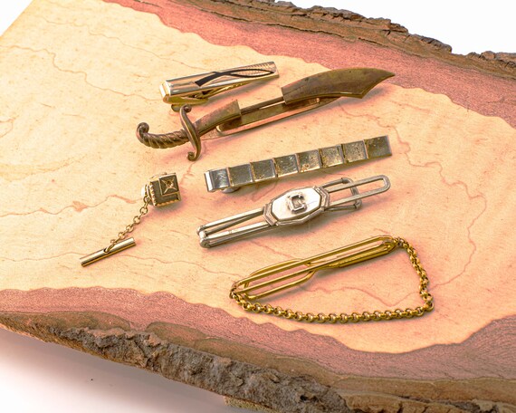 Fermoir à Cravate Vintage Ancien – Pièce De Collection Unique, Livraison Offerte