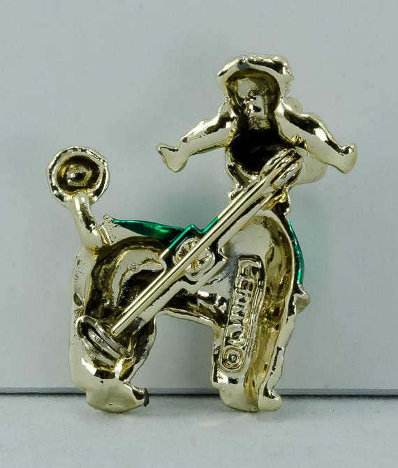 Gerrys Brooch Pin Poodle Standard Miniature Goldt… - image 4