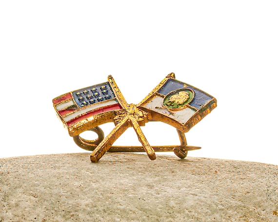 United States Flag Pin, Vintage