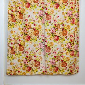 Barkcloth Drapes, Three Vintage Pair: 58 Inches X 26 Inches Each With a Seam 5 Inches Perpendicular on each