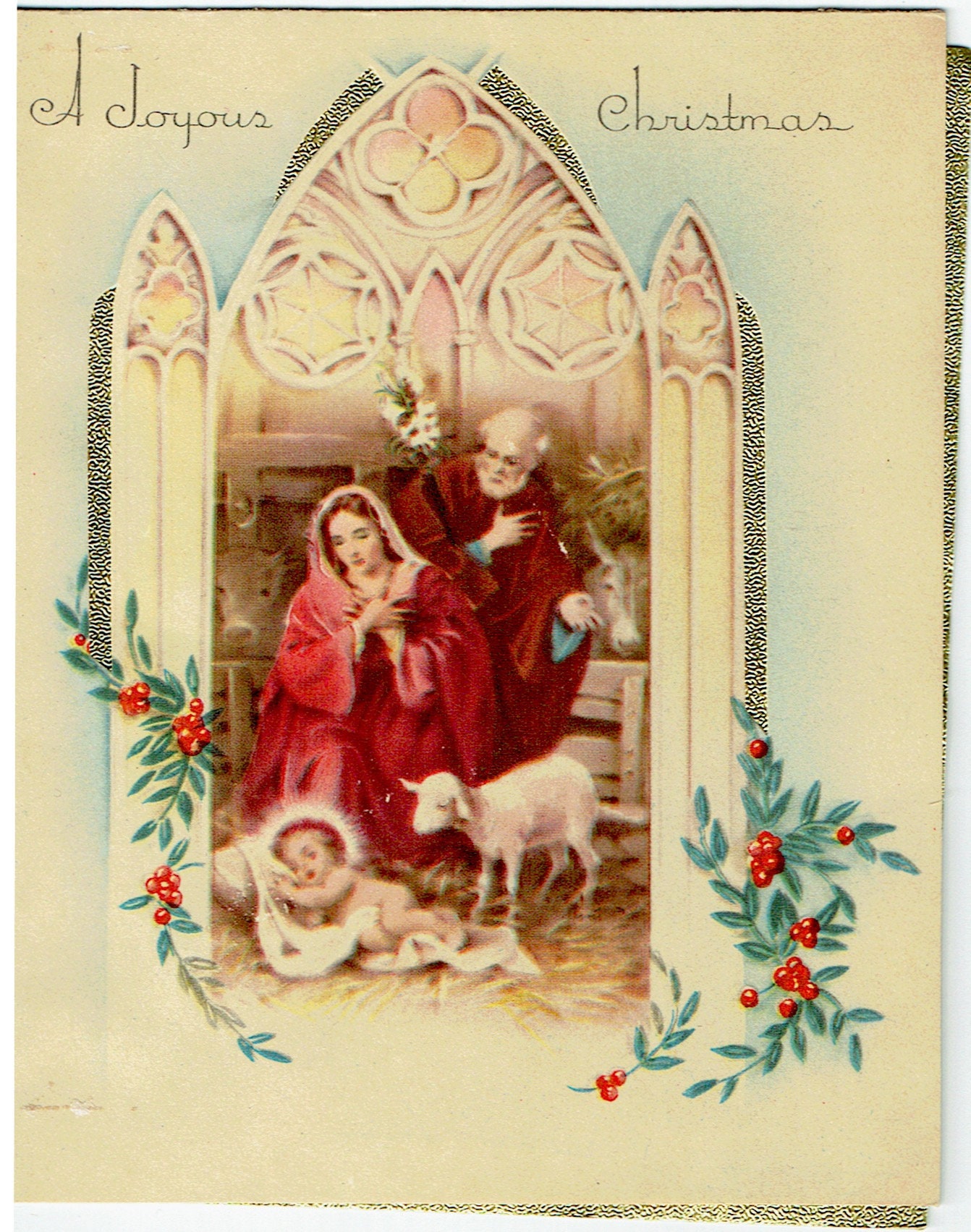 Vintage Religious Christmas Cards 