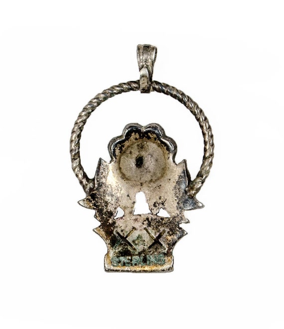 Vintage 1920s Art Deco Marcasite Flower Basket Pe… - image 2