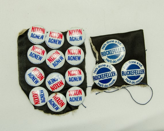 Vintage Nixon, Agnew, Rockefeller Political Campa… - image 1