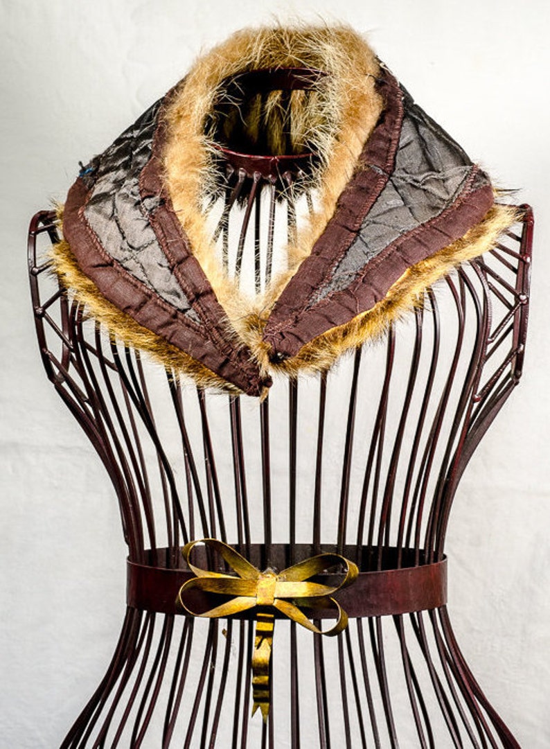 Vintage 1960s Fur Woodchuck Groundhog Collar To Be Draped or Etsy