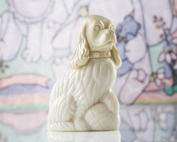Cocker Spaniel Avon Patchwork Perfume Bottle - image 1