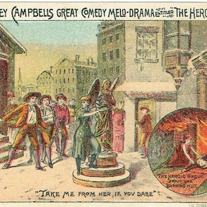 Heleboel acht 1800 handel kaarten: één Rochester NY, één Bartley grote komedie Drama, zes afgebeeld met spaties - gebruik uw naam!