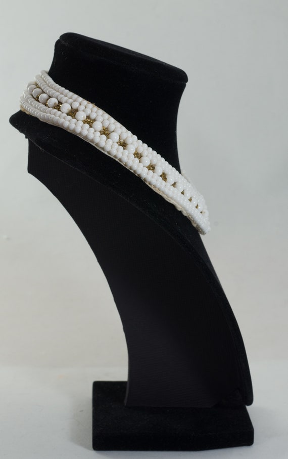 Vintage Sally Gee Beaded Collar - image 3