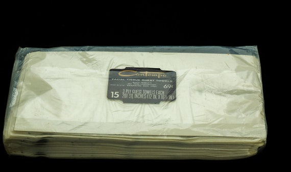 Vintage Rose Contempo Facial Tissue Guest Towels Package of 15